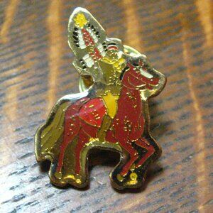 Native American Indian Warrior Vintage 1995 Lapel Pin